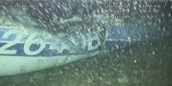 Sala'yı taşıyan uçağın enkazı bulundu