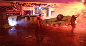 derbi sonrasi polis otolarinin yakildigi benzinlik ilhan eksioglu nun futbolistan