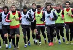gaziantepspor antrenman futbolistan