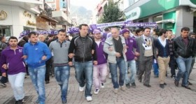 orduspor taraftarindan protesto yuruyusu futbolistan