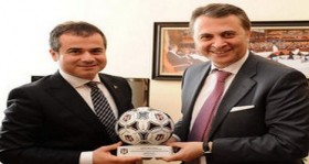 spor bakani suat kilic besiktas baskani fikret orman bir araya geldi futbolistan