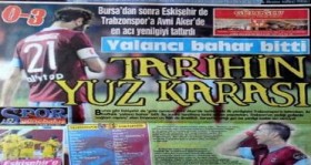trabzon yerel basini trabzonspor u yerden yere vurdu futbolistan