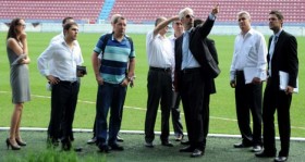 uefa heyeti huseyin avni aker stadini gezdi