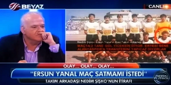 Canlı yayında şike iddiası; Ersun Yanal'ın takım arkadaşı Nedim Şişko; Yanal bana şike teklif etti!.. İşte olay video 1 ersun yanal nedim sisko sike iddiasi sike futbolistan