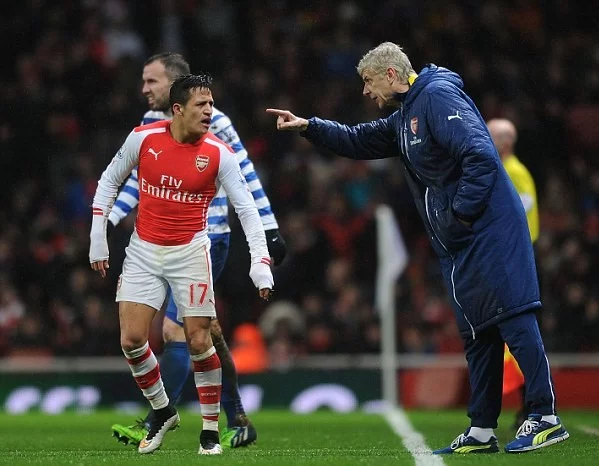 Arsene Wenger'den Alexis Sanchez'e Mesaj; " Kontratın Bitmesini Bekle" 1 Alexis Sanchez Arsene Wenger Arsenal