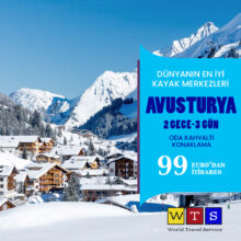 WTS ile Dünyanın ve Avrupa'nın en iyi kayak merkezleri, Avusturya Kayak turları en avantajlı fiyatlarla