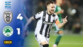 paok panathinaikos 4 1 mac ozeti