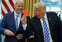 Tepkilerin odağındaki ikili, Trump ve Infantino bir arada