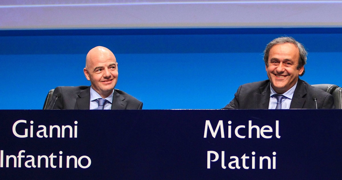 Michel Platini Infantino ve FIFA'ya komplo iddiasıyla dava açtı 2 Dünya futbolunun gözü Michel Platini Gianni İnfantino savaşında