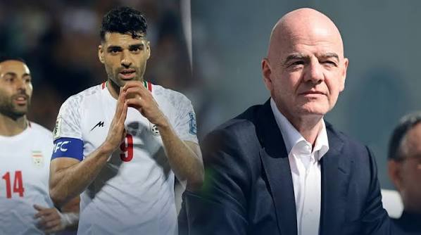 Mehdi Taremi'den Gianni Infantino'ya tepki 2 İran kaptanı Mehdi Taremi, FIFA ve FIFA başkanı Gianni Infantino'ya büyük tepki gösterdi