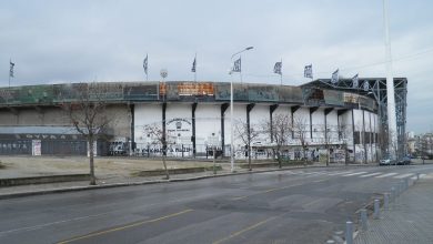 Konstantelias Kimdir: PAOK'u Turlatan Yunan 10 Numara 1 PAOK'un evi Toumba Stadyumu'nun dış cephesi