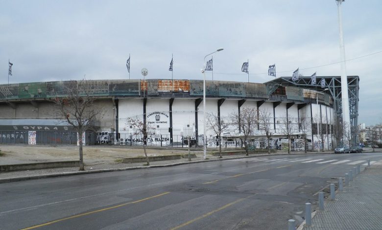 Konstantelias Kimdir: PAOK'u Turlatan Yunan 10 Numara 2 PAOK'un evi Toumba Stadyumu'nun dış cephesi