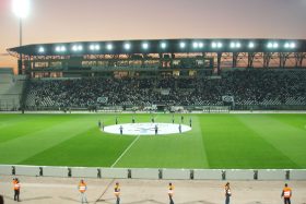 Selanik Toumba Stadı'nda bir PAOK karşılaşması