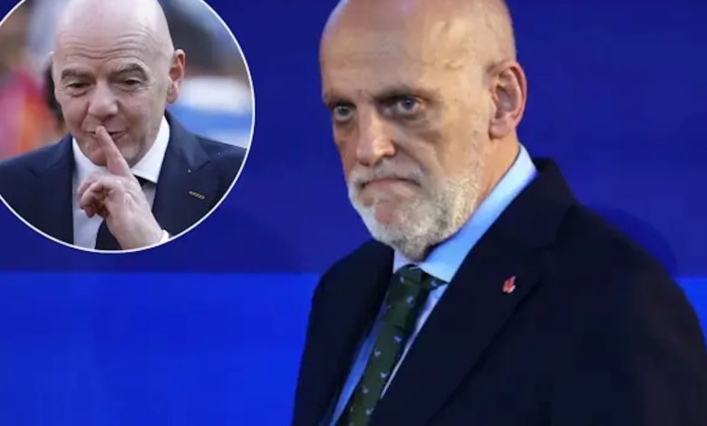 Gianni Infantino Javier Tebas savaşı: Tebas: "Artık zamanı doldu" 1 tebas infantino foto 2
