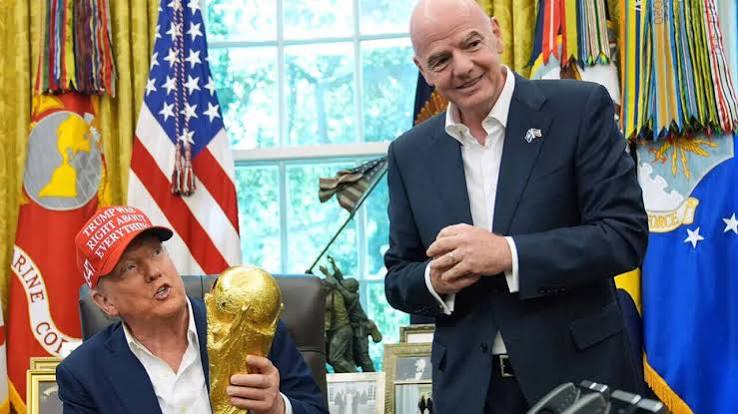 Gianni Infantino için geri sayım 1 trump infantino foto 2