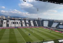 Selanik'te PAOK'un ic saha stadyumu Toumba, mac gunu disinda