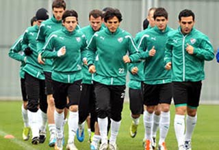 bursaspor antrenman futbolistan