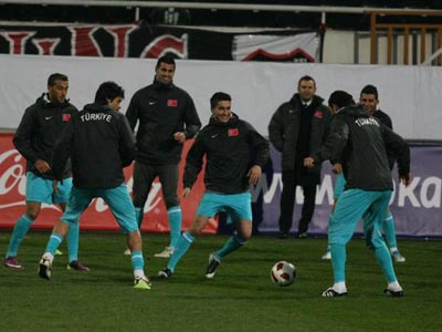 A Milli Futbol Takımımız 480'inci sınavına çıkıyor 1 milli takim antrenman2